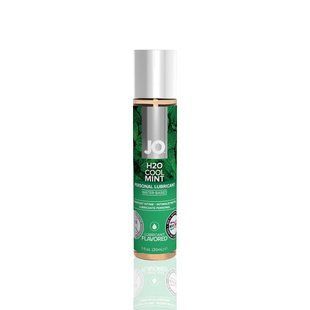 Смазка на водной основе JO H2O &mdash; Cool Mint (30 мл) без сахара, растительный глицерин