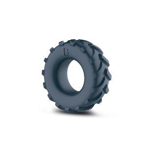 Эрекционное кольцо-шина Boners Tire Cock Ring &ndash; Grey, внутренний диаметр 2,5 см