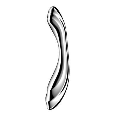 Металлический дилдо Satisfyer Pure Gravity 2, двусторонний, можно нагревать и охлаждать, очень тяжелый