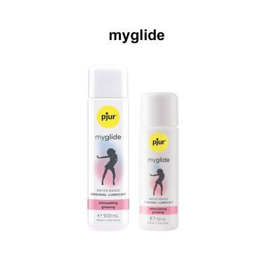 Збуджувальна змазка на водній основі pjur my glide 30 мл, з женьшенем, зігріває