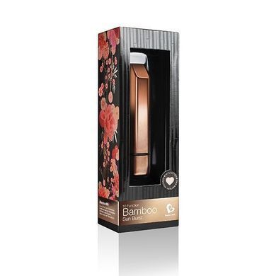 Мощный минивибратор Rocks Off Bamboo Sun Burst, Золотистый