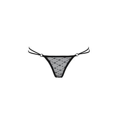 Трусики на зав'язочках з боків Passion Exclusive ZITA THONG S/M, black