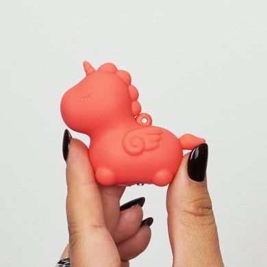 Вибратор мини-единорожка Unihorn Mini &ndash; Peachy Pony, брелок с вибрацией, 10 режимов