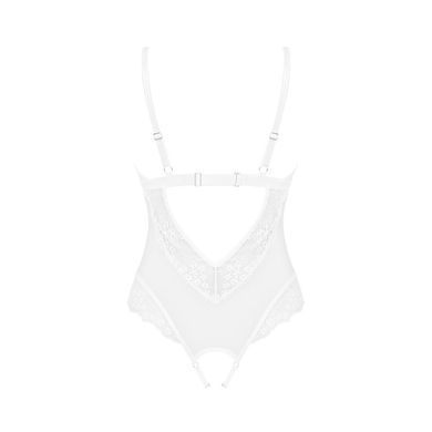 Эротическое полупрозрачное боди Obsessive Heavenlly crotchless teddy XL/2XL, с доступом