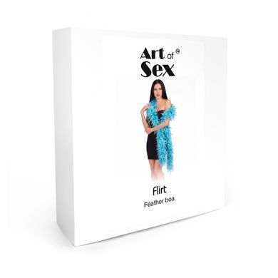 Боа з пір&rsquo;я Art of Sex, довжина 2 метри, колір блакитний