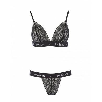 Комплект белья Passion Exclusive GLAMISS SET L/XL, black