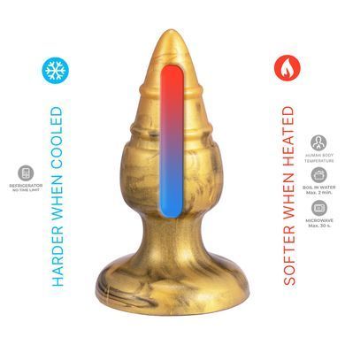 Анальная пробка SilexD Fantasy - Goldy M Plug
