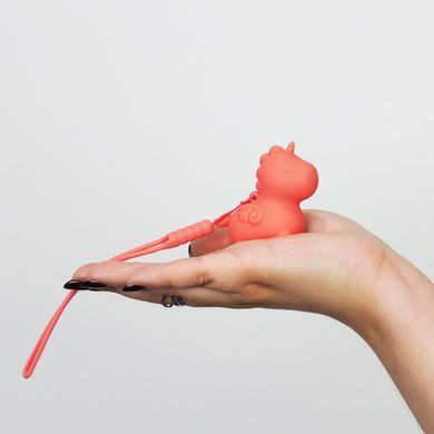 Вибратор мини-единорожка Unihorn Mini &ndash; Peachy Pony, брелок с вибрацией, 10 режимов