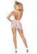 Ажурное платье-сетка Leg Avenue Lace mini dress with cut-outs White, one size