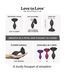 Силиконовая анальная пробка Love To Love OPEN ROSES L SIZE - BLACK ONYX