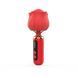 Вибромассажер Loviss Rose Mini Massage Wand Vibrator, головка в виде розы, 9 режимов