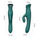 Смарт пульсатор-кролик с вибрацией Zalo Mose 2 Turquoise Green, подогрев до 42&deg;C, кристалл Swarovski