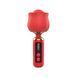Вибромассажер Loviss Rose Mini Massage Wand Vibrator, головка в виде розы, 9 режимов