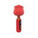 Вибромассажер Loviss Rose Mini Massage Wand Vibrator, головка в виде розы, 9 режимов