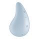 Вибратор для наружной стимуляции Satisfyer Dew Drop Blue, 2 мотора, 12 режимов, мягкий корпус