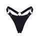Трусики из натуральной кожи Feral Feelings - String Bikini Black