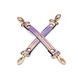 Набор Liebe Seele Pink Glossy 7pcs Bondage Kit, фиксаторы, ошейник с поводком, кляп, флоггер, маска