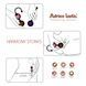 Вагинальные шарики Adrien Lastic Harmony Stones, полудрагоценные камни, диаметр 3 см, 2 держателя