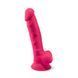 Фаллоимитатор SilexD Johnny Pink (MODEL 1 size 7in), двухслойный, силикон+Silexpan, диаметр 3,8см