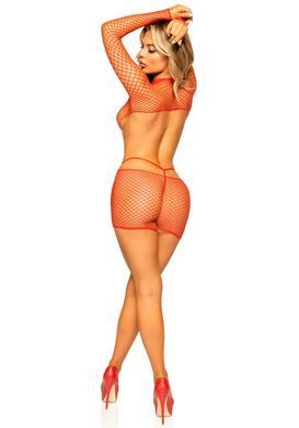 Leg Avenue Cut Out mini dress OS Red