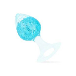Анальная пробка Liebe Seele Heart-shaped Crystal Anal Plug - Blue Small