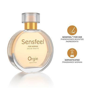 Жіночі парфуми з феромонами Orgie &ndash; Sensfeel for Woman (50 мл), квітково-фруктовий аромат
