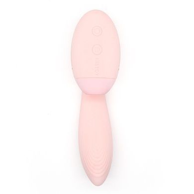Вакуумный вибратор KISTOY Tina Mini Light Pink, вагинально-клиторальный