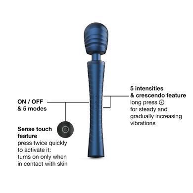 Вибромассажер Manwan MAN.WAND EDGY Stellar Blue