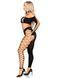 Комплект Leg Avenue Seamless Cut-Out Crop Top and Legging One Size Black
