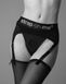 Трусы для страпона с подвязками для чулок Strap-On-Me REBEL HARNESS - XS