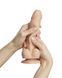 Реалистичный фаллоимитатор Strap-On-Me Sliding Skin Realistic Dildo Vanille XXL, эффект подвижной ко