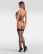Корсет Obsessive Dominna cupless corset & crotchless thong L/XL