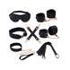 Набор Liebe Seele Stary Nights 7pcs Bondage Kit, фиксаторы, ошейник с поводком, кляп, флоггер, маска