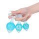 Анальная пробка Liebe Seele Heart-shaped Crystal Anal Plug - Blue Small