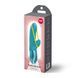 Мини вибратор-кролик со стимулирующей лентой Fun Factory AMORINO Aquamarine, лента съемная