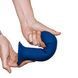 Двухслойный дилдо Adrien Lastic Hitsens 1 Blue, подходит для страпона, диаметр 4,5 см, длина 17,7 см