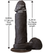 Фаллоимитатор Doc Johnson The Realistic Cock 6 inch Black - ULTRASKYN, Vac-U-Lock, диаметр 4,3см