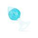 Анальная пробка Liebe Seele Heart-shaped Crystal Anal Plug - Blue Small
