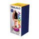 Металлическая анальная пробка Wooomy Tralalo Rose Gold Metal Plug Magenta L, диаметр 4 см, длина 9 с