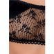 Комплект білизни Passion Exclusive PETRA SET L/XL, black, стрінги, широкий пояс, ліф-топік