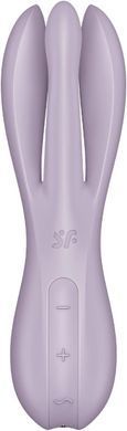 Клиторальный вибратор Satisfyer Threesome 2 Violet, 3 гибких пальчика, 3 мотора