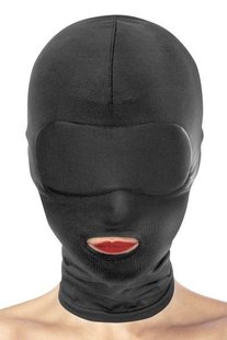 Капюшон для БДСМ з відкритим ротом Fetish Tentation Open Mouth Hood