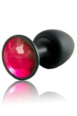 Анальная пробка Dorcel Geisha Plug Ruby XL с шариком внутри, создает вибрации, макс диаметр 4,5см