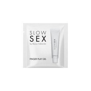 Пробник гель-смазки для мастурбации Bijoux Indiscrets Slow Sex Finger play gel
