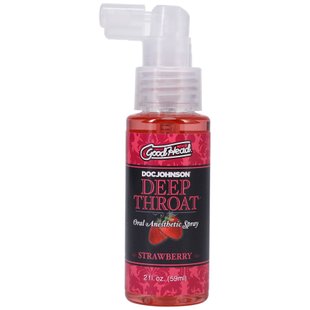 Спрей для глубокого минета Doc Johnson GoodHead Deep Throat Spray – Sweet Strawberry (59 мл)