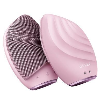 Електронна ультразвукова щітка для обличчя GESKE Sonic Facial Brush 5в1 pink
