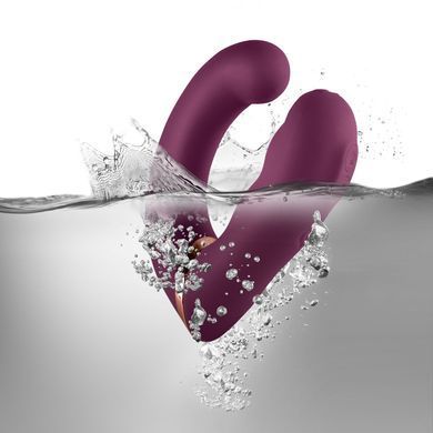 Вибратор&nbsp;Rocks&nbsp;Off&nbsp;Gemini&nbsp;Burgundy