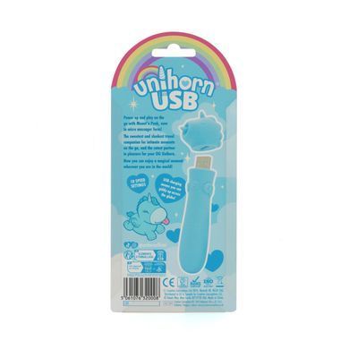 Вибратор-единорожка Unihorn USB Bullet &ndash; Mount'n Peak, вибропуля, USB-зарядка, 10 режимов