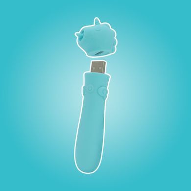 Вибратор-единорожка Unihorn USB Bullet &ndash; Mount'n Peak, вибропуля, USB-зарядка, 10 режимов