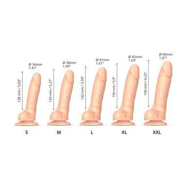 Реалистичный фаллоимитатор Strap-On-Me Sliding Skin Realistic Dildo Vanille L, эффект подвижной кожи
